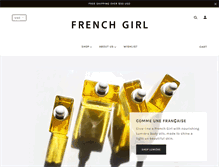 Tablet Screenshot of frenchgirlorganics.com